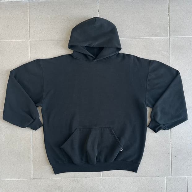 90s 빈티지 러셀 후드 블랙 XL USA