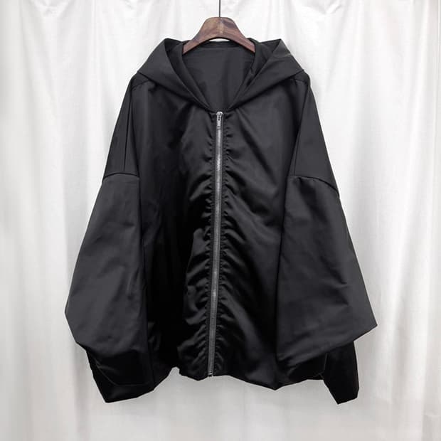 릭오웬스 점보 피터 나일론 후드 자켓