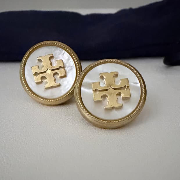 (정품) 토리버치 키라 자개 귀걸이