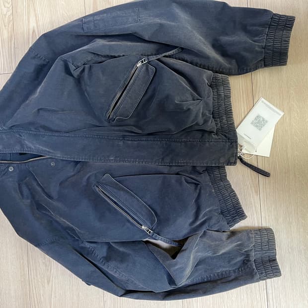 999humanity 어드벤처 블리치드 봄버 자켓 네이비 s