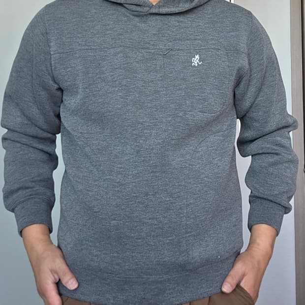 그라미치(GRAMICCI) 후드티 라이트 그레이 (M)