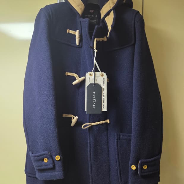 글로버올 미드몬티 네이비 더플 코트 L 새제품