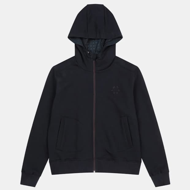 오헤시오 후드집업 DOT HOODED ZIP-UP, NAVY
