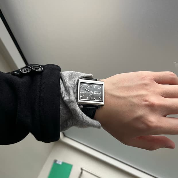 세이코 TV 스퀘어 빈티지 시계