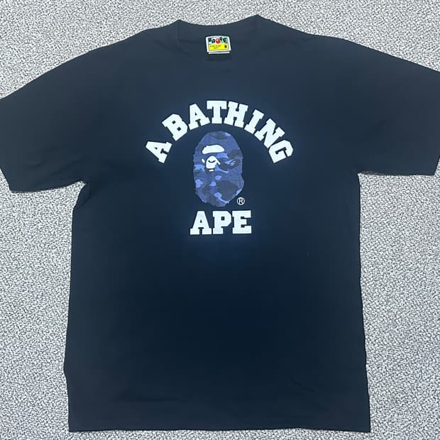 베이프 카모 반팔티