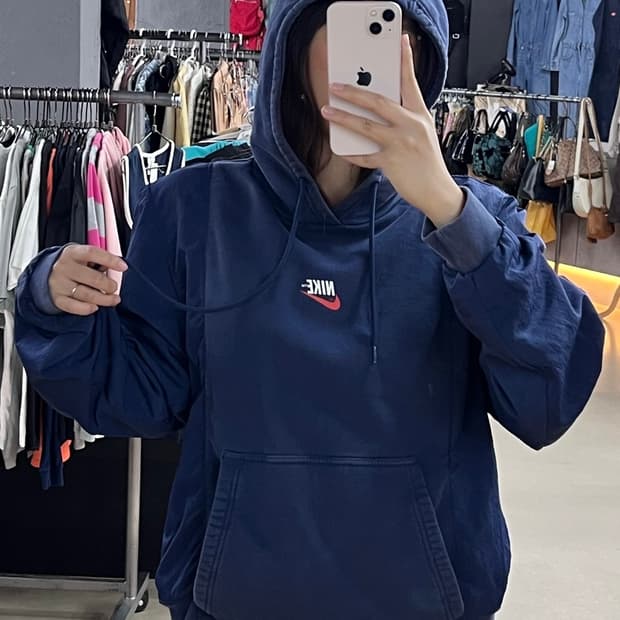 나이키 nsw 후드 brs 미드나잇 네이비 후드