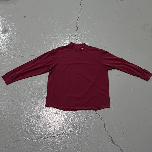 나이키(Nike) 모크넥 버건디 롱슬리브