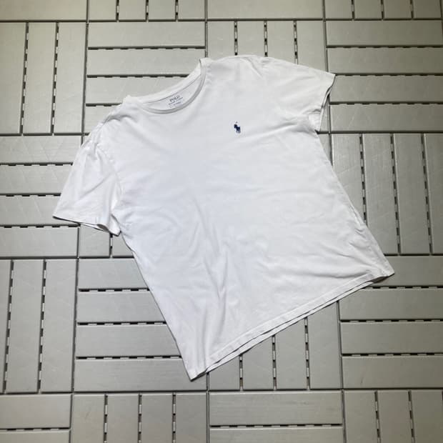 [M]폴로랄프로렌 자수 흰색 반팔 0623
