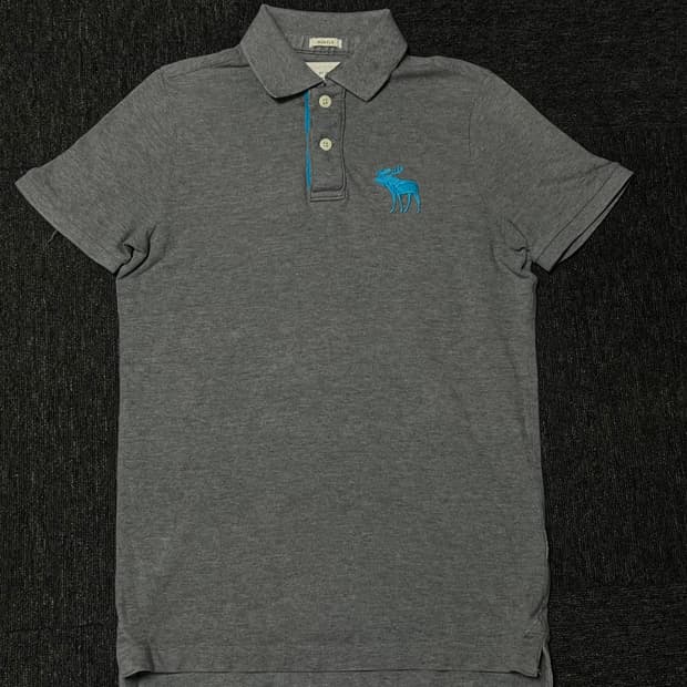 Abercrombie 무스 로고 폴로 셔츠
