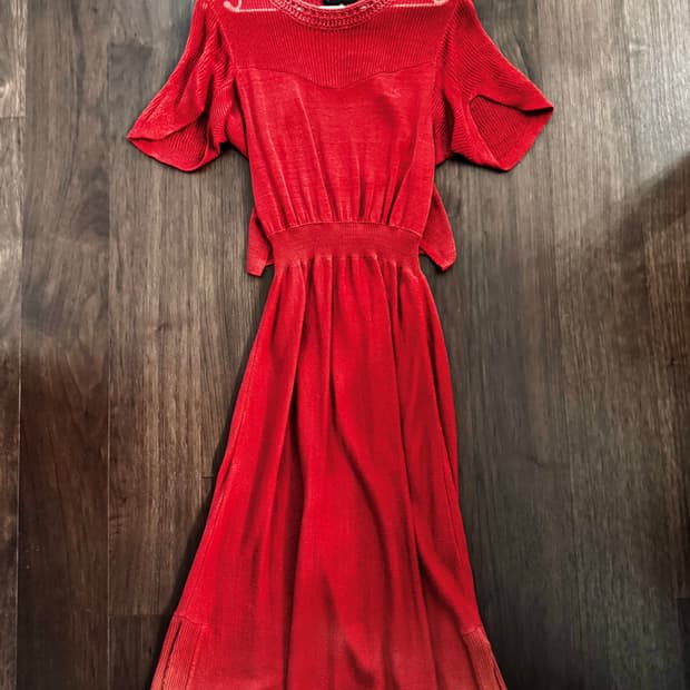 비비안웨스트우드 니트 롱 원피스