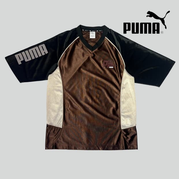 [L]PUMA x OPEN YY 메쉬 티셔츠