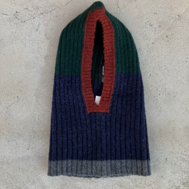 하울린 COVER IT UP HAT 울 바라클라바 네이비