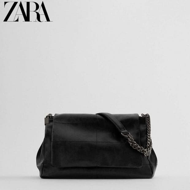 ZARA 자라 락 플랩 숄더백 유나백