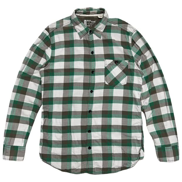 LEVI'S Red Tab 웨스턴 셔츠 그린 L
