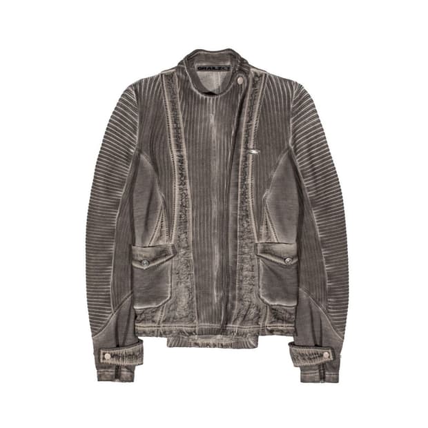 그레일즈 루나 바이커 니트 자켓