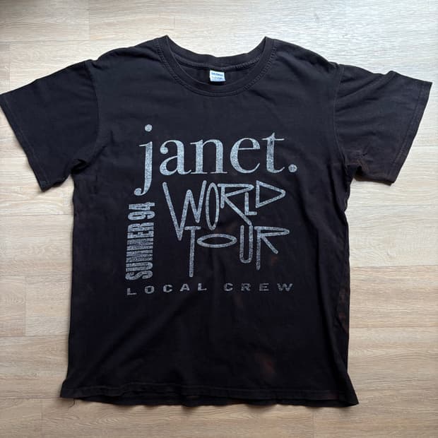 Janet Jackson 자넷 잭슨 투어티 빈티지 밴드티 