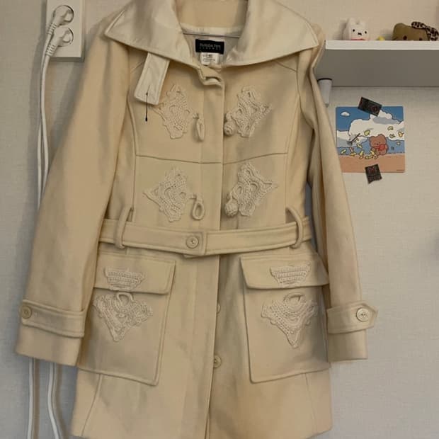 [새상품] PATRIZIA PEPE 하프코트 베이지