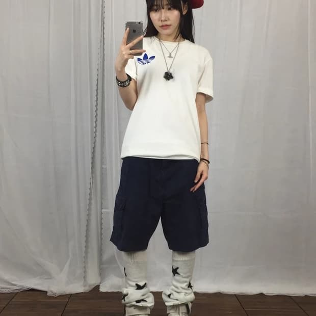 Adidas Originals Slogan White Tee