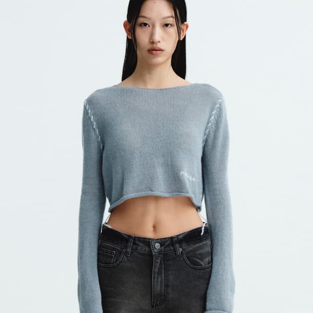 Matinkim 마뗑킴 스티치 니트 탑