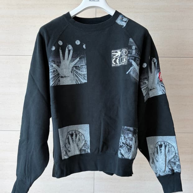 SS17' 카브엠트 BLOCK PRINT CREW NECK