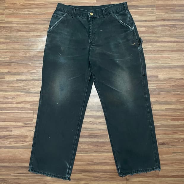 칼하트 싱글니 b11 블랙 카펜터 워크팬츠 34