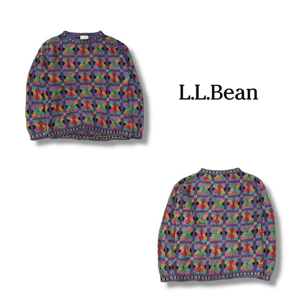  엘엘빈 패턴 니트 y13898