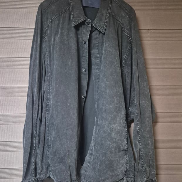 [48]준지 24fw 데님 코치 셔츠