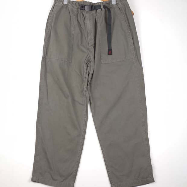 그라미치 루즈 테이퍼드 코튼팬츠 그레이 (XL)