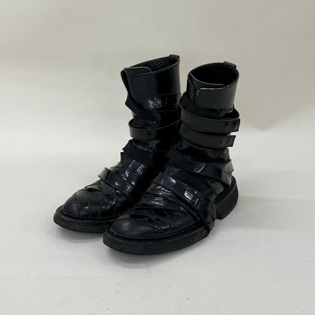 Dior homme / 08aw patent strap boots