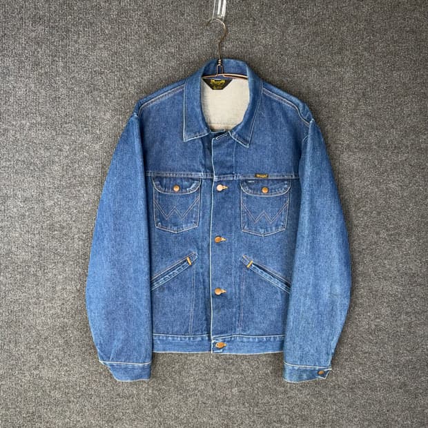 80s USA 랭글러 트러커자켓