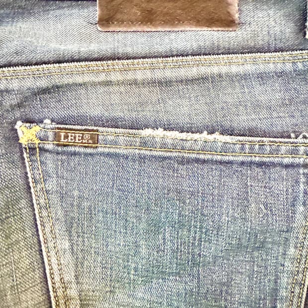 JPN LEE 4013 슬림 테이퍼 데님 / 일본판 / 빈티지 워싱 Ko