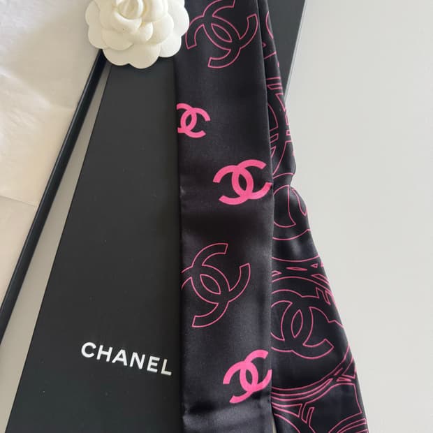 샤넬 스카프 cc로고 