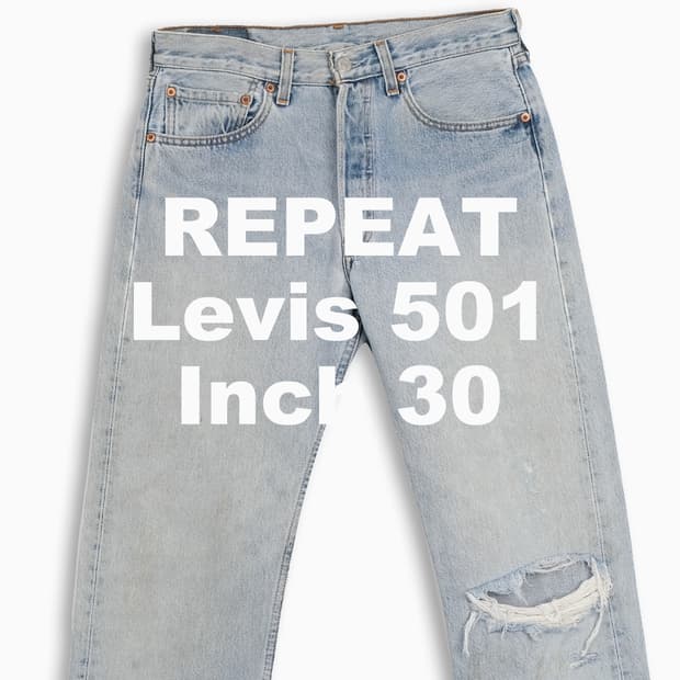 빈티지 리바이스 501 연청 90s USA 30인치 LV50131216