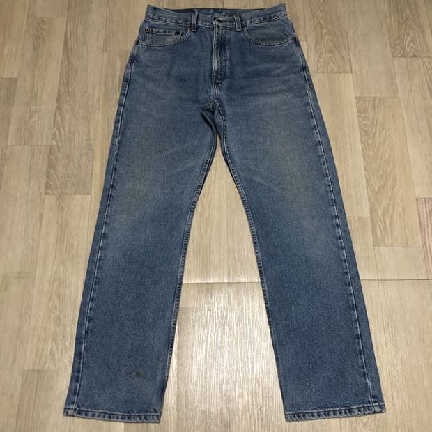 (31) 00's 리바이스 Levi's 505 레귤러핏 연청 워시드 데님
