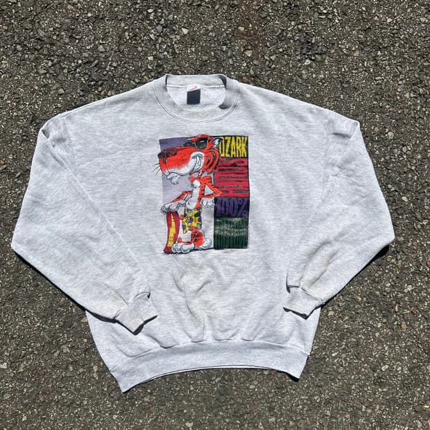 빈티지 90s 치토스 패러디 스웻셔츠