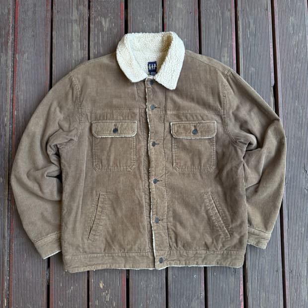 GAP 양털 코듀로이 자켓