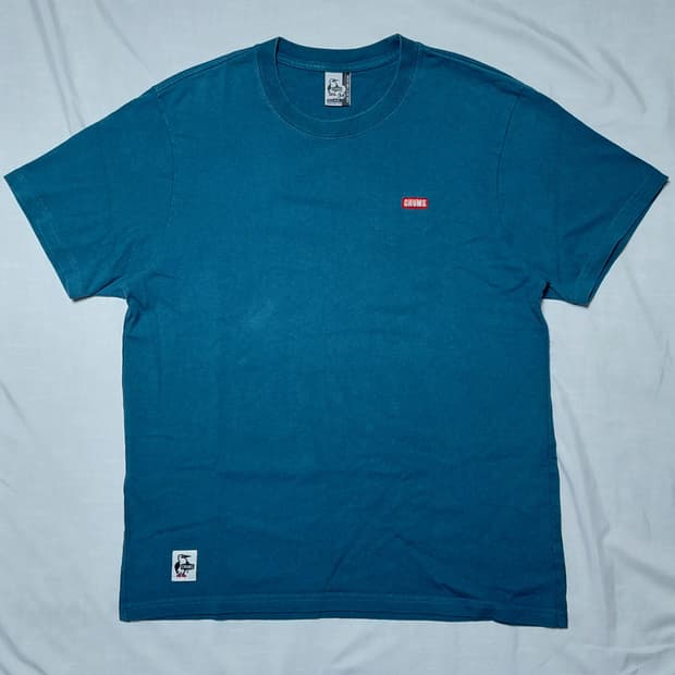 [M] CHUMS 부비 로고 반팔 티셔츠