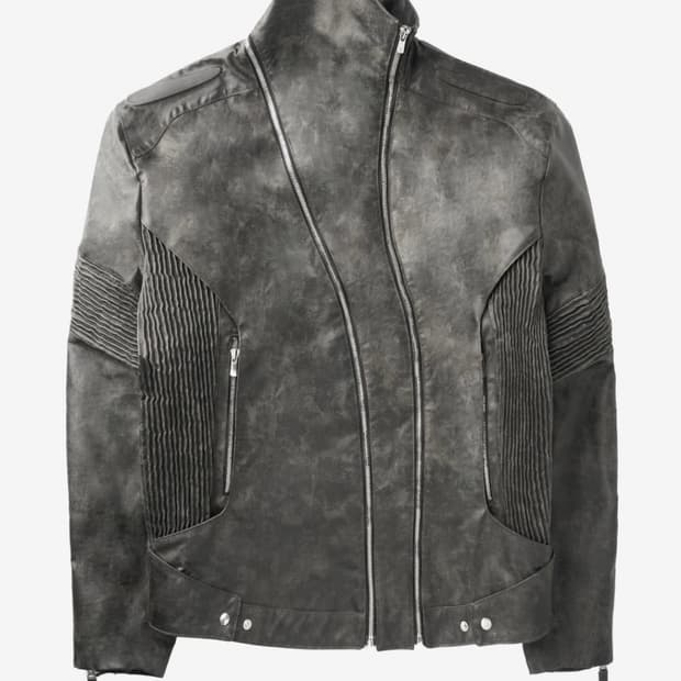 급처)준태킴 엠보싱 레더 자켓 s사이즈