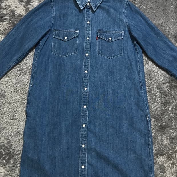 [[여성 S, 새상품] 리바이스(Levi's) 데님 원피스@460