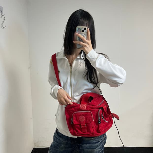 Kipling Red Crossbody Bag