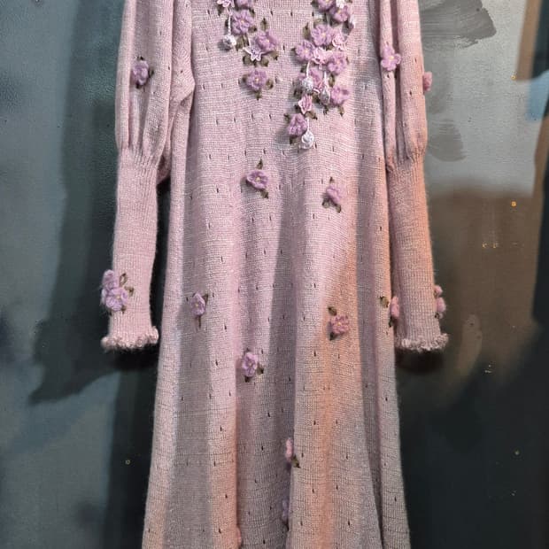 뜨개 니트 울원피스 S