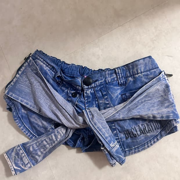 숏츠 디자이너 반바지 펑크 y2k 와투케 빈티지 빈터레스트