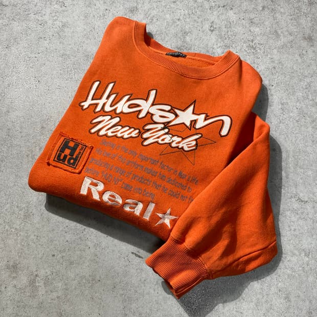 [XL] HUD New York 올드스쿨 스웻셔츠