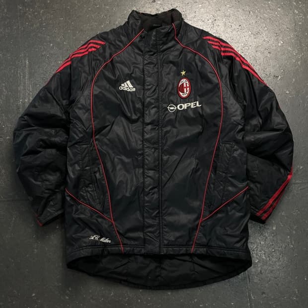 100 아디다스 AC밀란 오펠 스타디움 자켓 