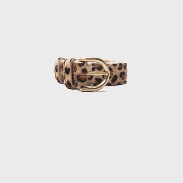 라보떼가르디안느 Ceinture 25mm Belt Leopard