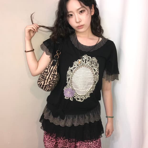핑크 레오파드 오네갸루 코디 세트 💅