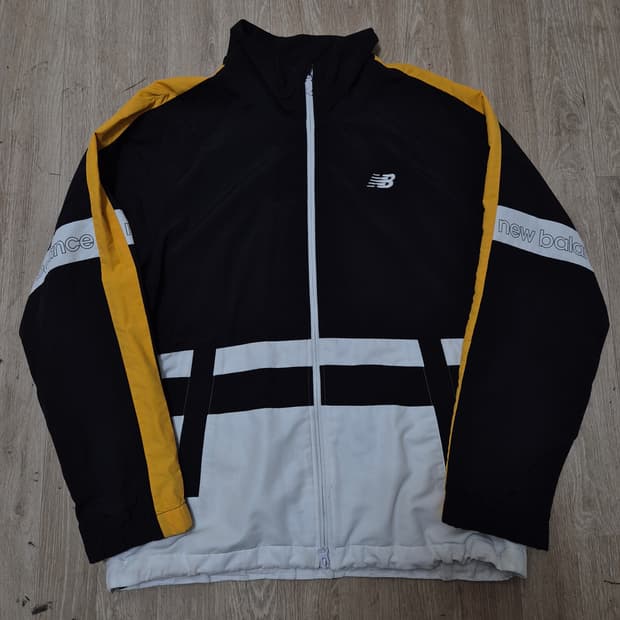 뉴발란스 배색 사이드라인 UNI 트랙클럽 웜업 바람막이 자켓 M(95)