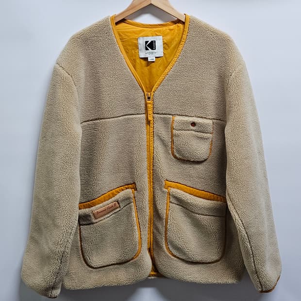 코닥 브라우니 플리스 가디건 L