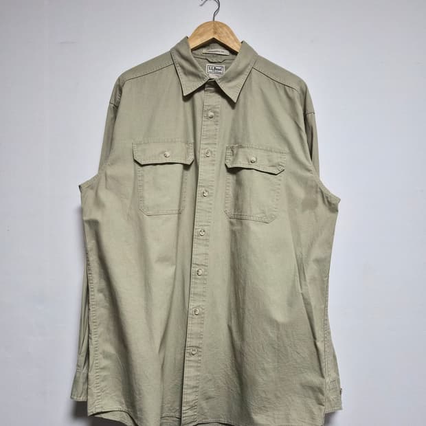 엘엘빈LLBEAN 코튼 투포켓 워크셔츠 L - S381