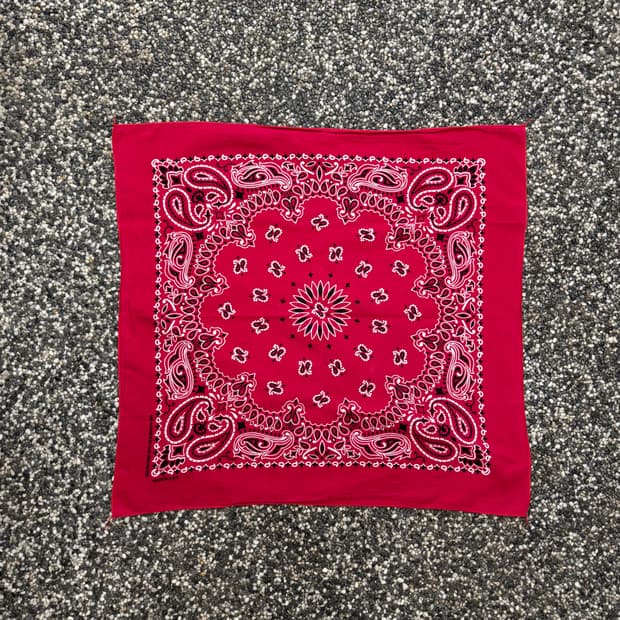 빈티지 페이즐리 반다나 made in USA (53x50cm) 